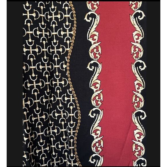 TALBOT’S Equestrian Engineered Print Wrap Skirt Long Size Medium NWOT - Picture 2 of 9